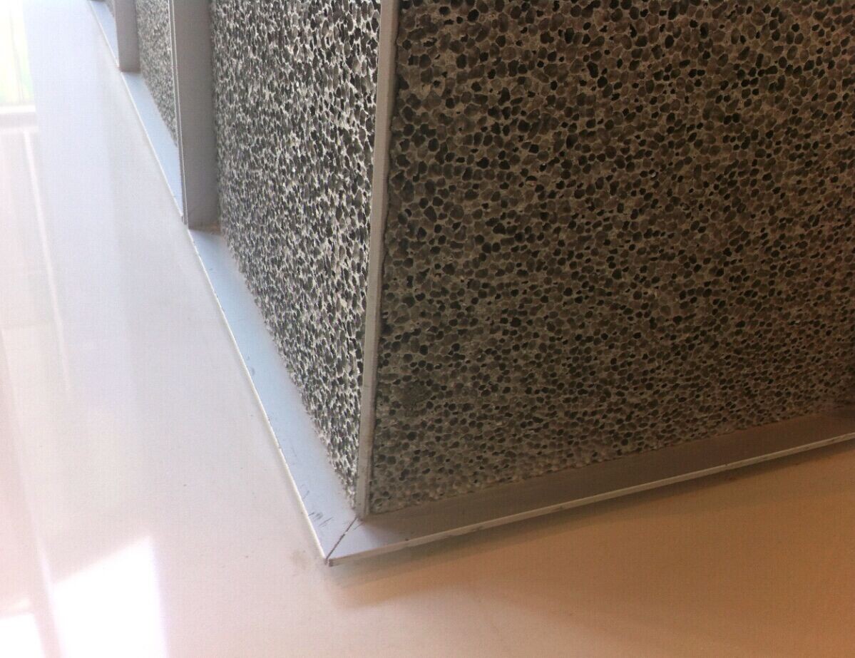 建筑幕墻消音 吸聲泡沫鋁